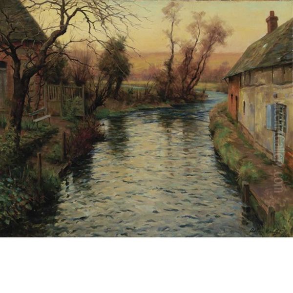 By The River Oil Painting by Louis Aston Knight