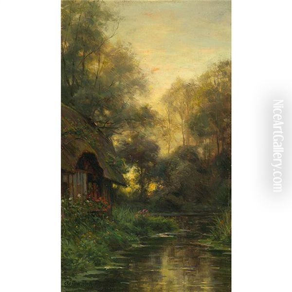 Chauriere Le Soir Oil Painting by Louis Aston Knight