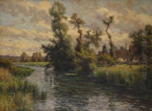 By The River Oil Painting by Louis Aston Knight