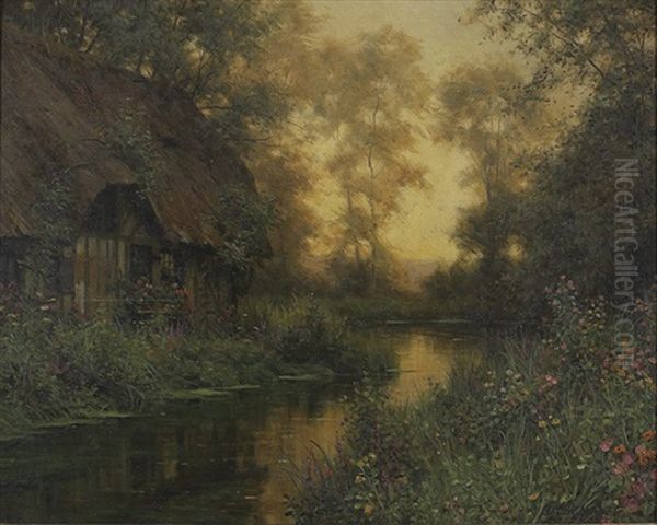 The Cottage Oil Painting by Louis Aston Knight