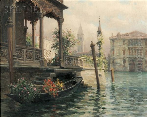 Venice Oil Painting by Louis Aston Knight