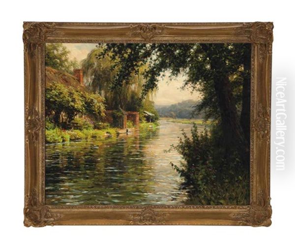 Summer Morning Oil Painting by Louis Aston Knight