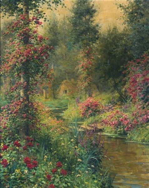 Jardin De Chantereine Oil Painting by Louis Aston Knight