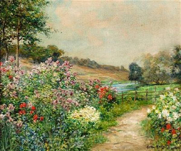 Canaan Oil Painting by Louis Aston Knight