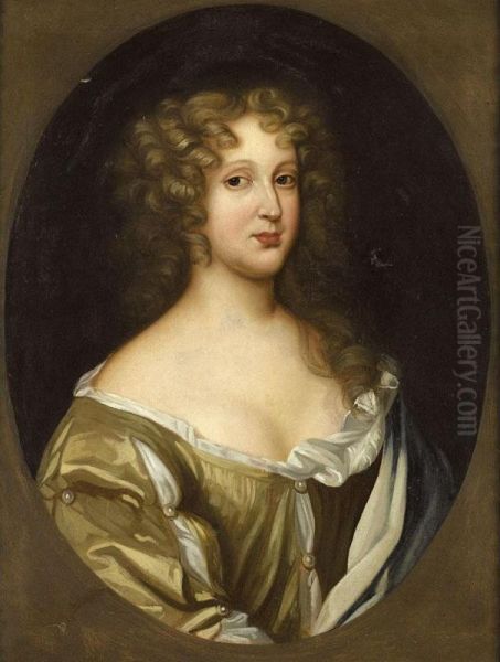 Portrait Of A Lady Oil Painting by Charles Beale