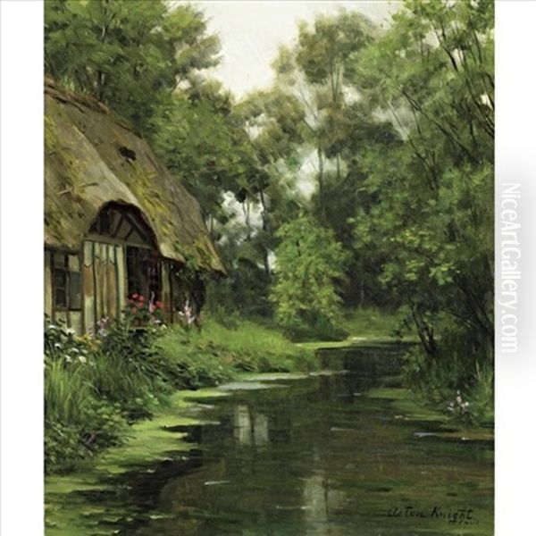 Study For Diane's Cottage Oil Painting by Louis Aston Knight