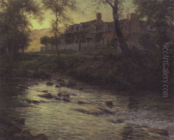 Watson House, Oldwick, New Jersey Oil Painting by Louis Aston Knight