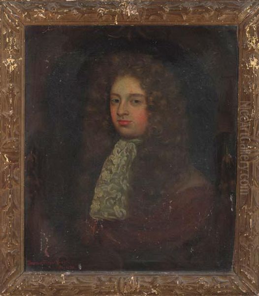 Portrait Of Thomas Branthwayt (d.1676) Oil Painting by Charles Beale