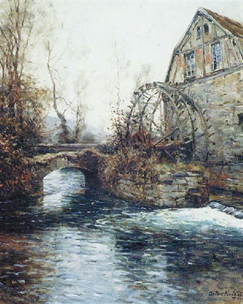 Le Moulin Oil Painting by Louis Aston Knight