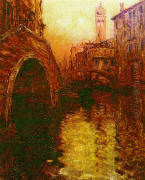 Venice Oil Painting by Louis Aston Knight