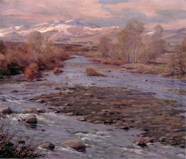 Reno, Nevada Oil Painting by Louis Aston Knight