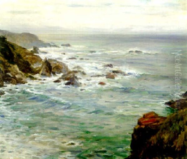 The Pacific Below Carmel Oil Painting by Louis Aston Knight