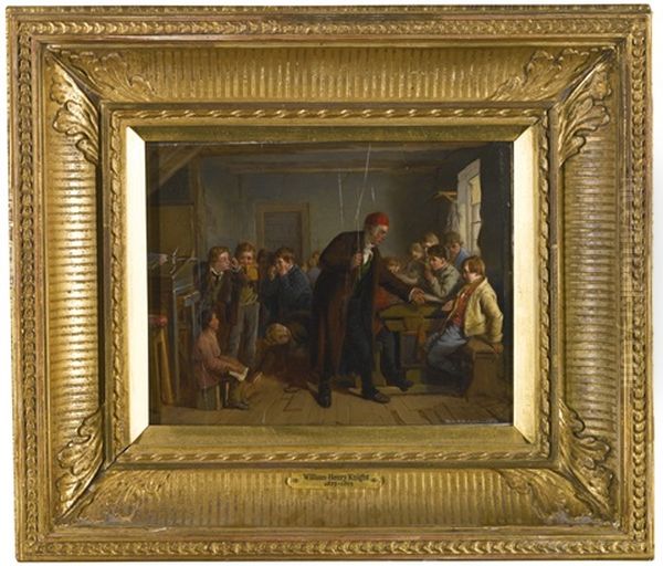 The Naughty Pupil Oil Painting by William Henry Knight