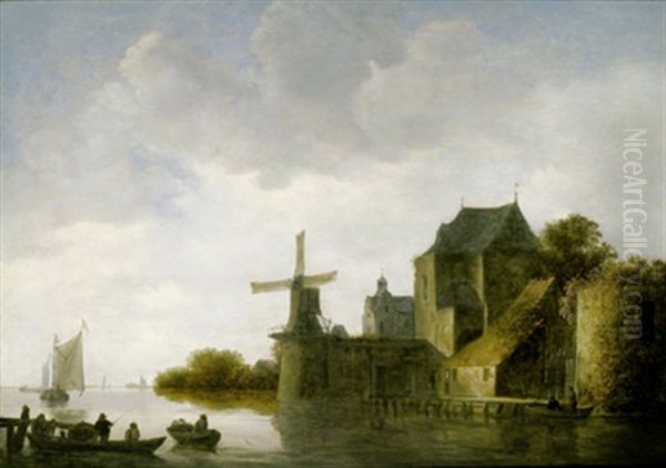 Blick Auf Haarlem Oil Painting by Wouter Knijff