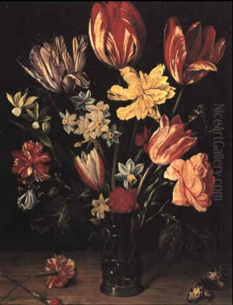 Blumenstilleben Oil Painting by Henriette Gertrude Knip