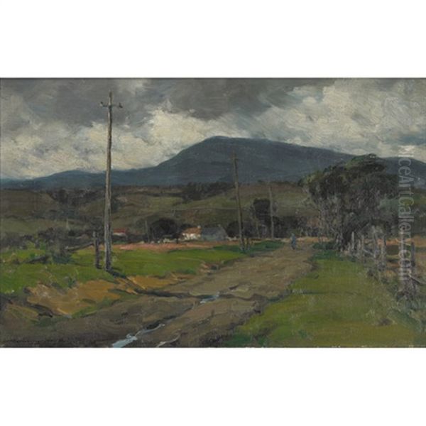 Country Road Oil Painting by Farquhar McGillivray Strachen Knowles