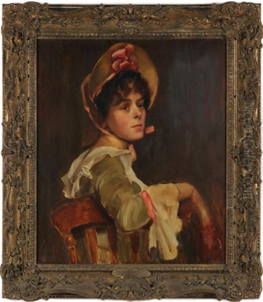 Portrait Oil Painting by George Sheridan Knowles