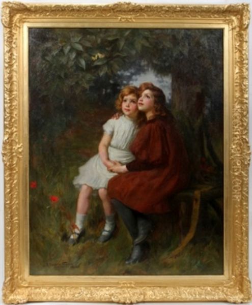 Of The Year Oil Painting by George Sheridan Knowles