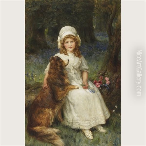 In Wonderland Oil Painting by George Sheridan Knowles