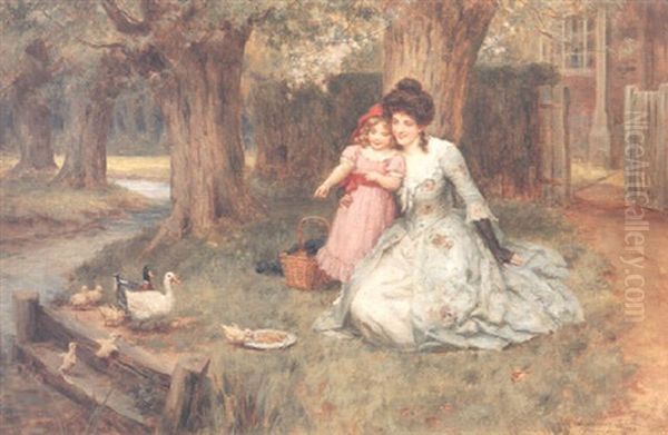 Imprudence Oil Painting by George Sheridan Knowles