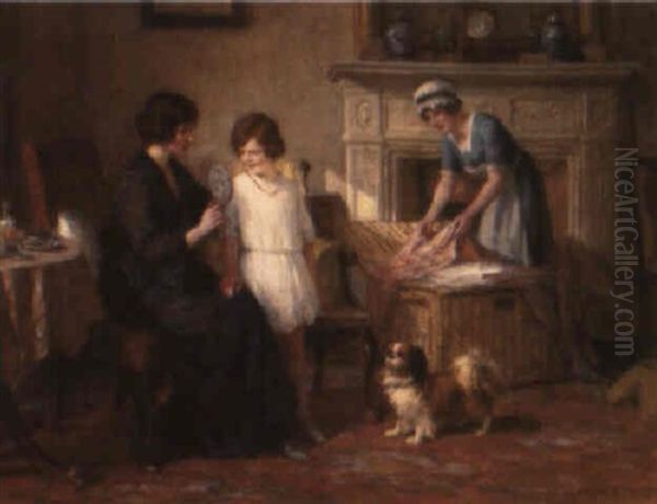 Vanity Oil Painting by George Sheridan Knowles