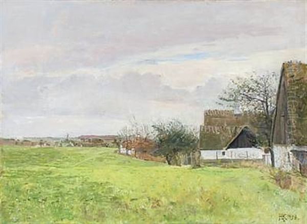 Landscape From Hobjerg by Hans Christian Knudsen