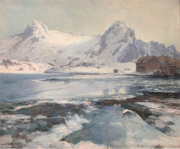 Lac De Montagne Oil Painting by Peder Jacob Marius Knudsen