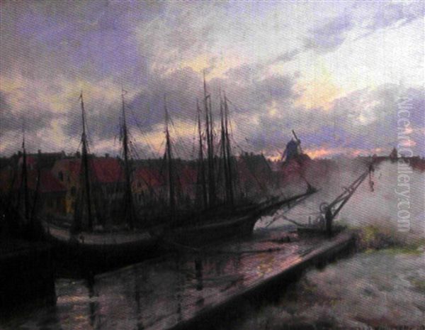 Baltic Island Bornholm Oil Painting by Peder Jacob Marius Knudsen