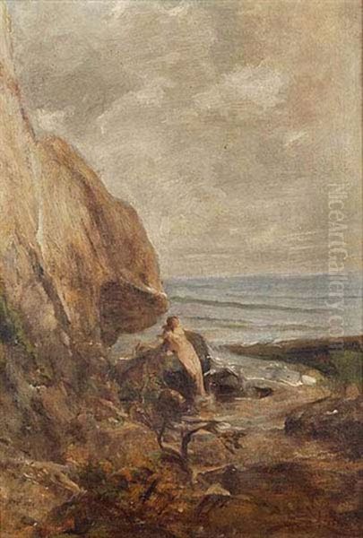 A Bay Oil Painting by Benes (Benesch) Knuepfer