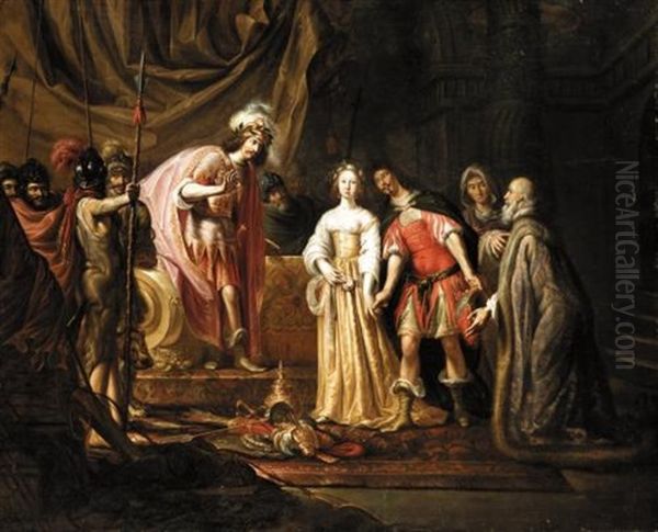 The Continence Of Scipio by Nikolaus Knuepfer