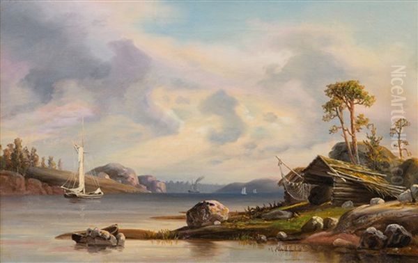 From The Archipelago Oil Painting by Johan Knutson