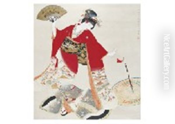 Madame Butterfly Oil Painting by Kiyoshi Kobayakawa