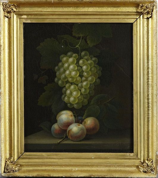 Fruktstilleben Oil Painting by William Beardmore