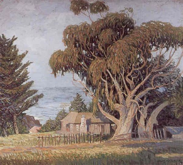 Eucalyptus Trees Near Point Lobos by George Joseph Koch