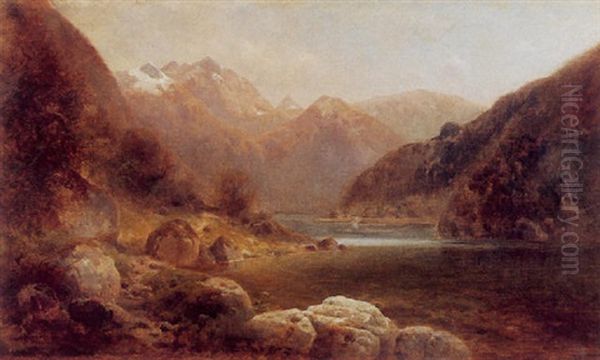 Koenigsee, Bavarian Alps Oil Painting by Henry Koch