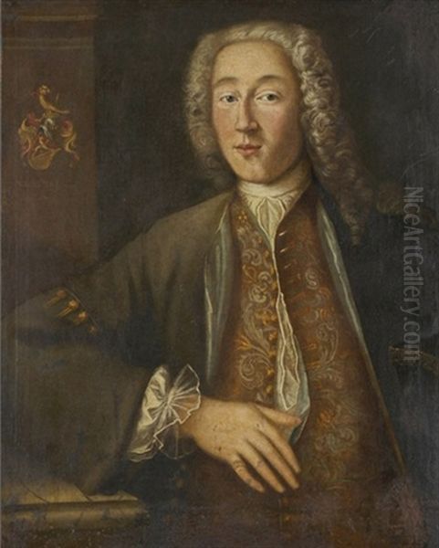 Portrait Johann Heinrich Von Escher Oil Painting by Johann Georg Koch