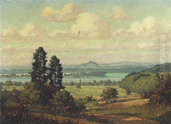 Hegaublick Am Untersee by Julius Koch