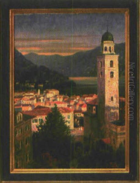 Stadt Am Kummersee Oil Painting by Werner Koch