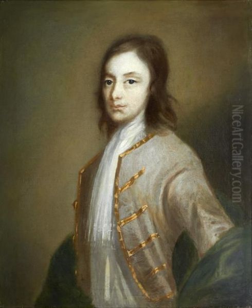 Portrait Of A Young Man Oil Painting by George Beare