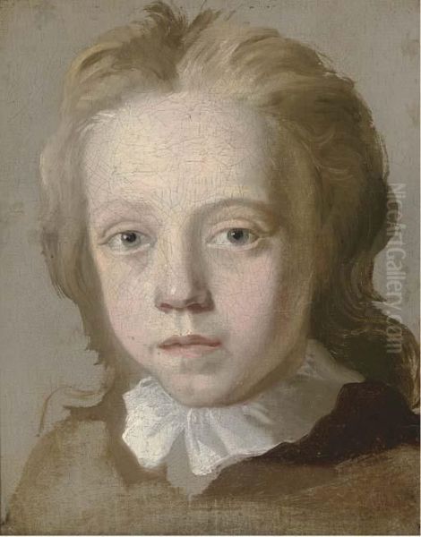 Portrait Of A Boy Oil Painting by George Beare