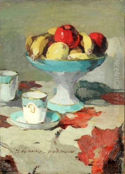 Nature Morte Aux Fruits Oil Painting by Charles Salomon Koechlin