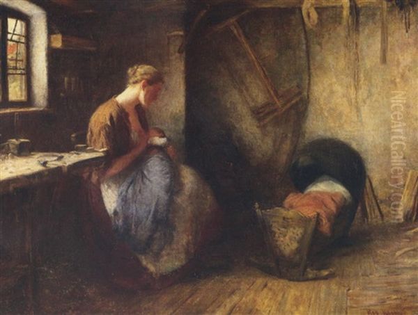 The Carpenter's Wife Oil Painting by Robert Koehler