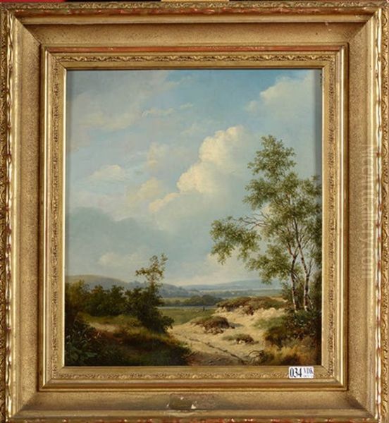 Paysage Anime Oil Painting by Hermanus Koekkoek the Elder