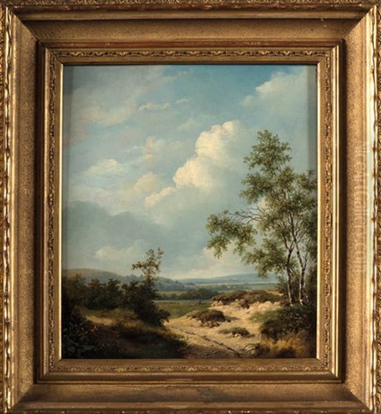 Paysage Anime Oil Painting by Hermanus Koekkoek the Elder