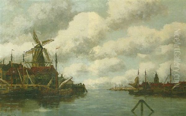 Vlaardingen - Holland Oil Painting by Hermanus Koekkoek the Younger