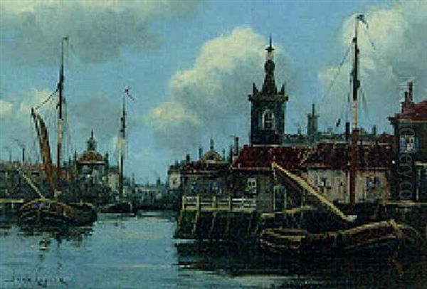 Alkhuis, Holland Oil Painting by Hermanus Koekkoek the Younger