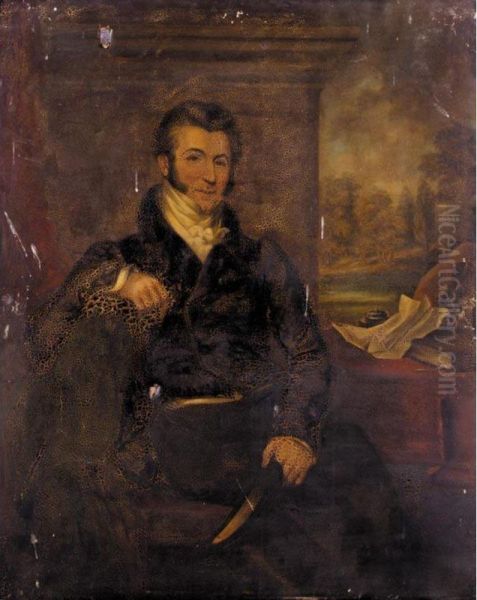 Portrait Of Sir Thomas Darymple Hesketh, 3rd Bt. (1777-1842) Oil Painting by A. Beattie