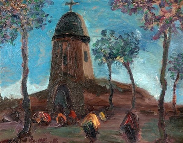 Capilla Oil Painting by Stephen Robert Koekkoek