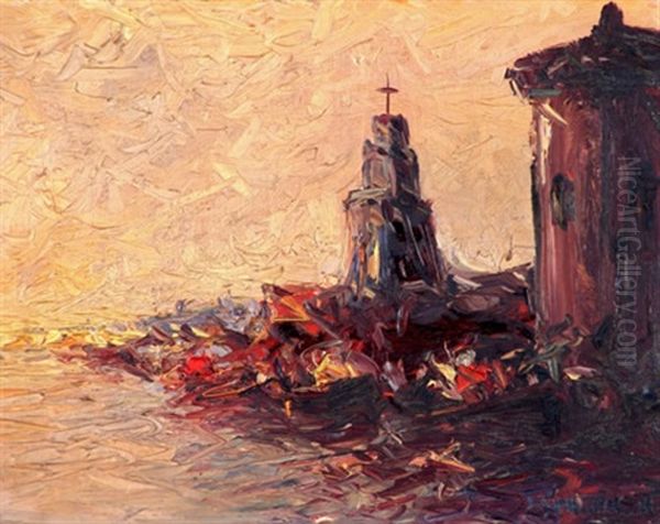 Puerto Oil Painting by Stephen Robert Koekkoek