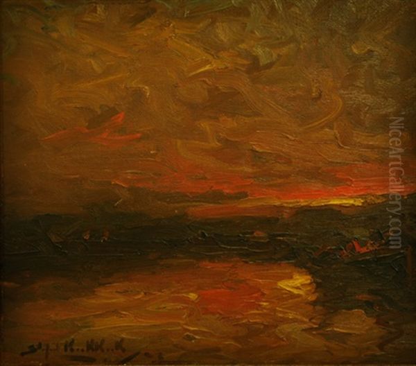 Amanecer Oil Painting by Stephen Robert Koekkoek